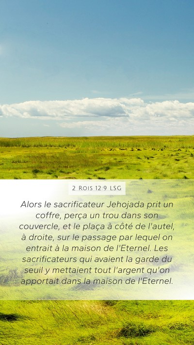 2 Rois 12:9 LSG Bible Verse Image