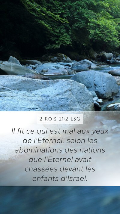 2 Rois 21:2 LSG Bible Verse Image