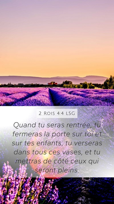 2 Rois 4:4 LSG Bible Verse Image