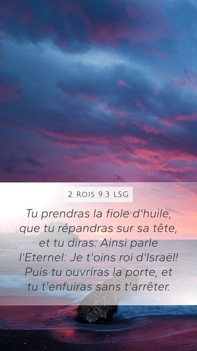 2 Rois 9:3 LSG Bible Verse Image