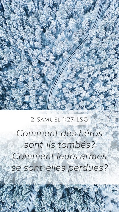 2 Samuel 1:27 LSG Bible Verse Image