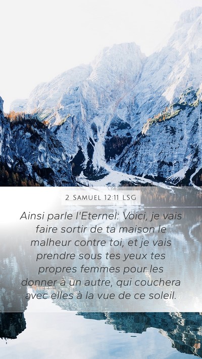 2 Samuel 12:11 LSG Bible Verse Image