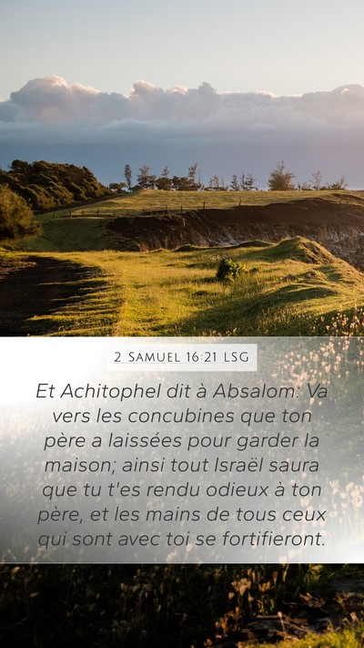2 Samuel 16:21 LSG Bible Verse Image