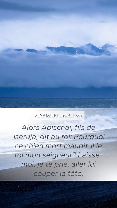 2 Samuel 16:9 LSG Bible Verse Image