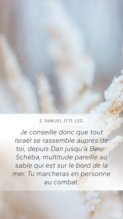 2 Samuel 17:11 LSG Bible Verse Image
