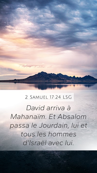 2 Samuel 17:24 LSG Bible Verse Image