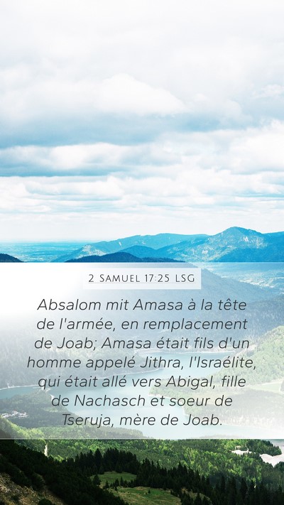 2 Samuel 17:25 LSG Bible Verse Image