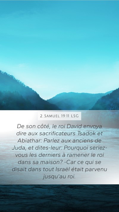 2 Samuel 19:11 LSG Bible Verse Image