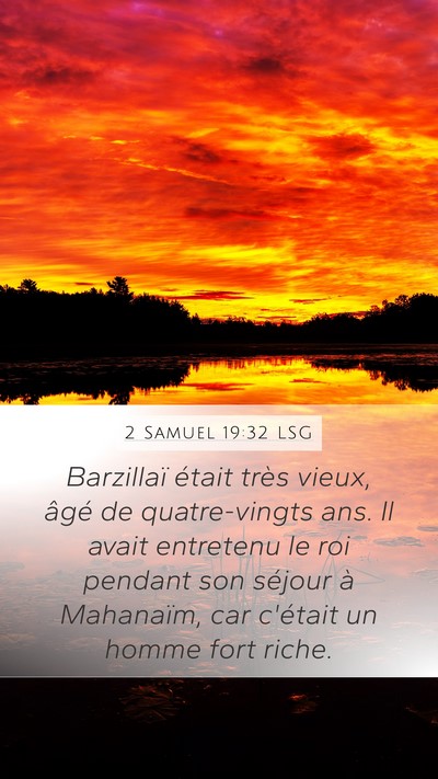 2 Samuel 19:32 LSG Bible Verse Image