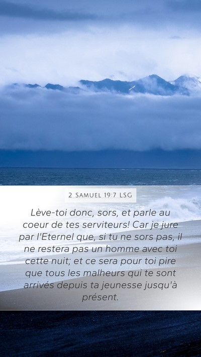 2 Samuel 19:7 LSG Bible Verse Image