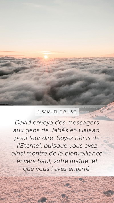 2 Samuel 2:5 LSG Bible Verse Image