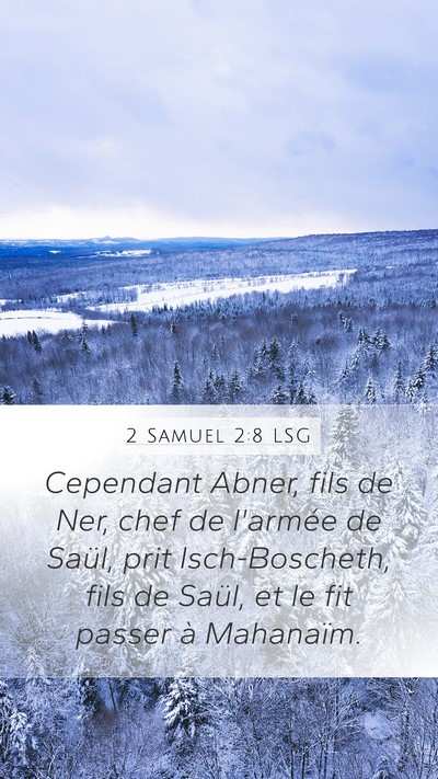 2 Samuel 2:8 LSG Bible Verse Image