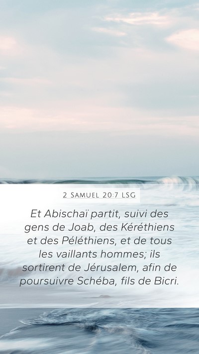 2 Samuel 20:7 LSG Bible Verse Image