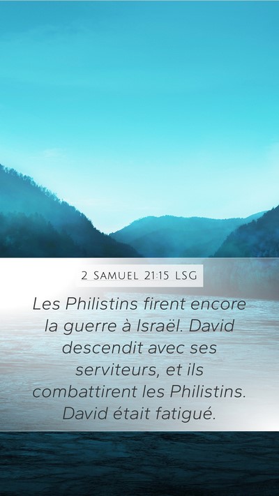2 Samuel 21:15 LSG Bible Verse Image