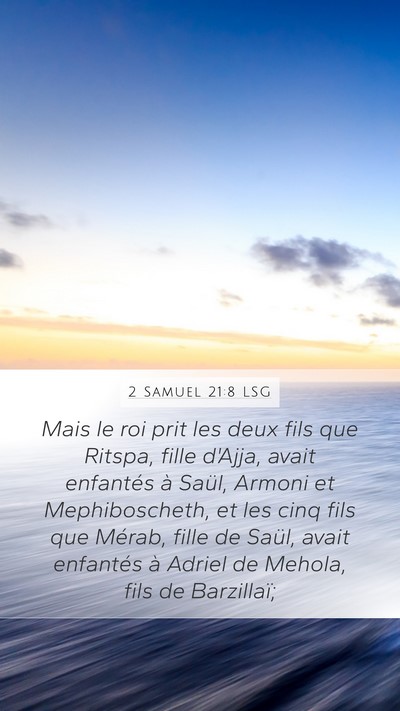 2 Samuel 21:8 LSG Bible Verse Image