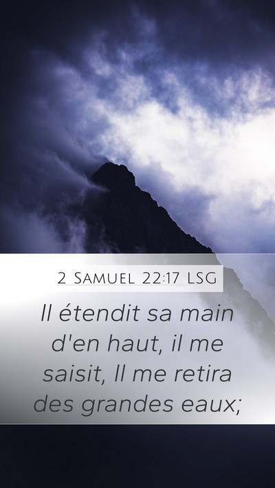 2 Samuel 22:17 LSG Bible Verse Image