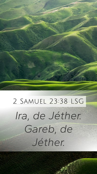 2 Samuel 23:38 LSG Bible Verse Image