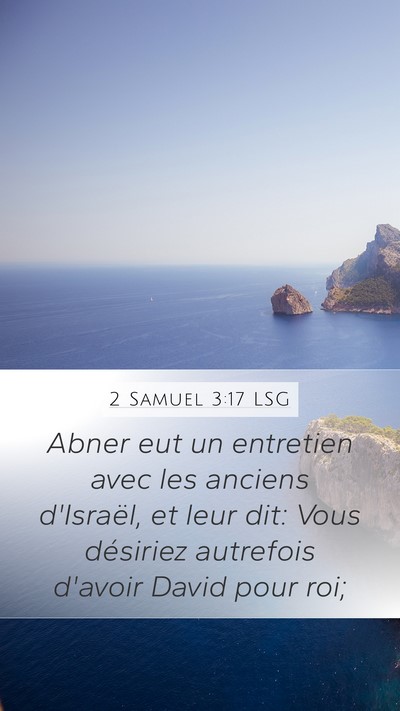 2 Samuel 3:17 LSG Bible Verse Image