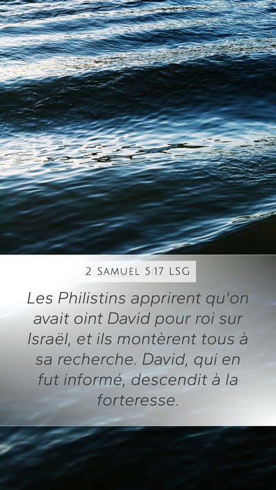 2 Samuel 5:17 LSG Bible Verse Image