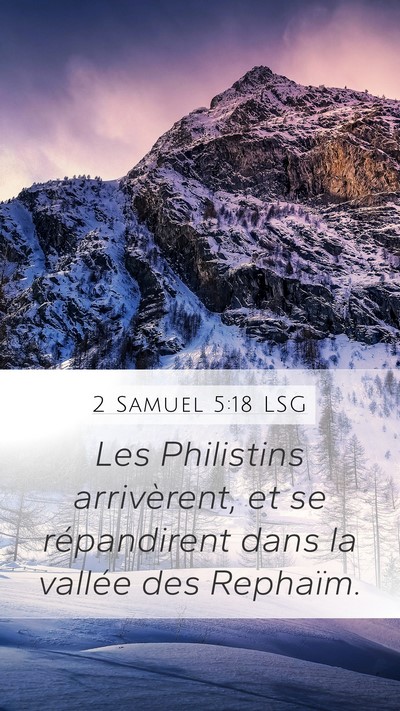 2 Samuel 5:18 LSG Bible Verse Image