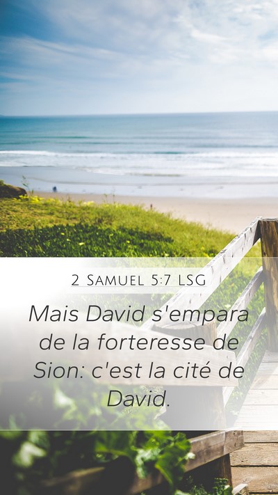 2 Samuel 5:7 LSG Bible Verse Image