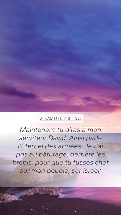2 Samuel 7:8 LSG Bible Verse Image