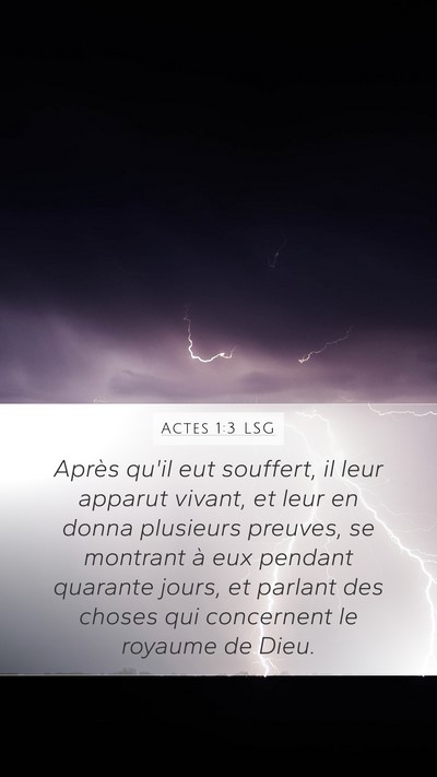 Actes 1:3 LSG Bible Verse Image