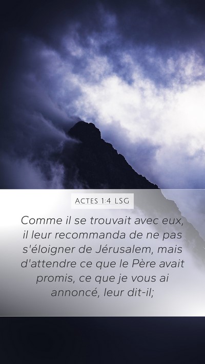 Actes 1:4 LSG Bible Verse Image