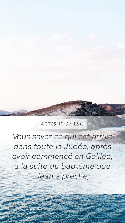 Actes 10:37 LSG Bible Verse Image