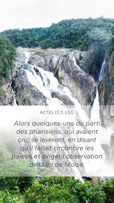 Actes 15:5 LSG Bible Verse Image