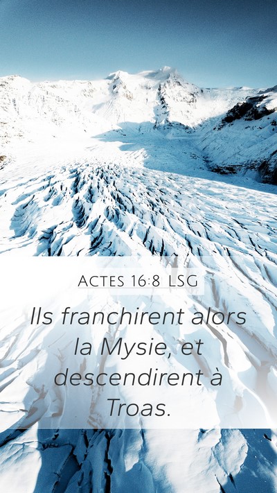 Actes 16:8 LSG Bible Verse Image