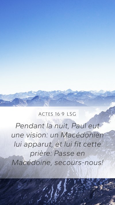 Actes 16:9 LSG Bible Verse Image