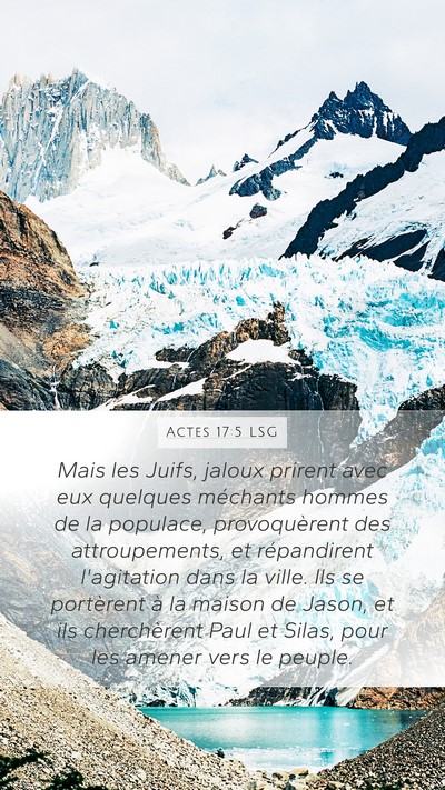 Actes 17:5 LSG Bible Verse Image