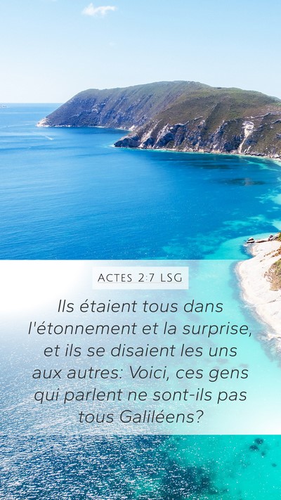 Actes 2:7 LSG Bible Verse Image
