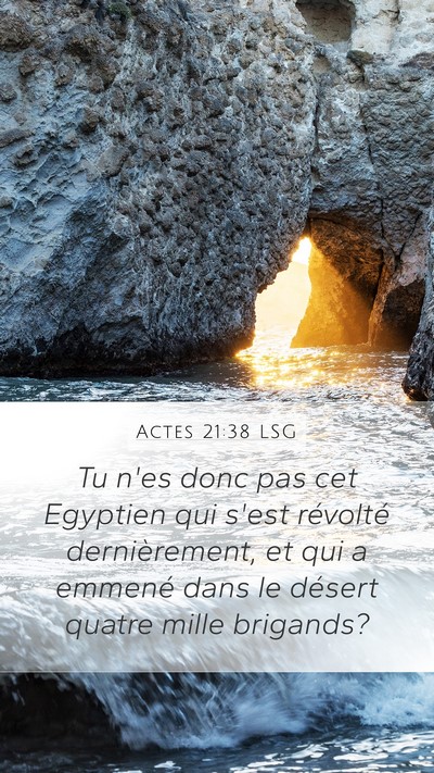 Actes 21:38 LSG Bible Verse Image