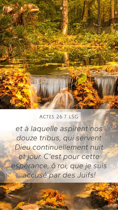 Actes 26:7 LSG Bible Verse Image