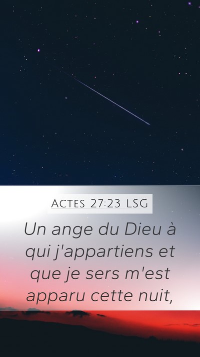 Actes 27:23 LSG Bible Verse Image
