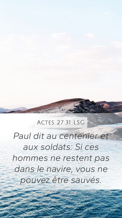 Actes 27:31 LSG Bible Verse Image