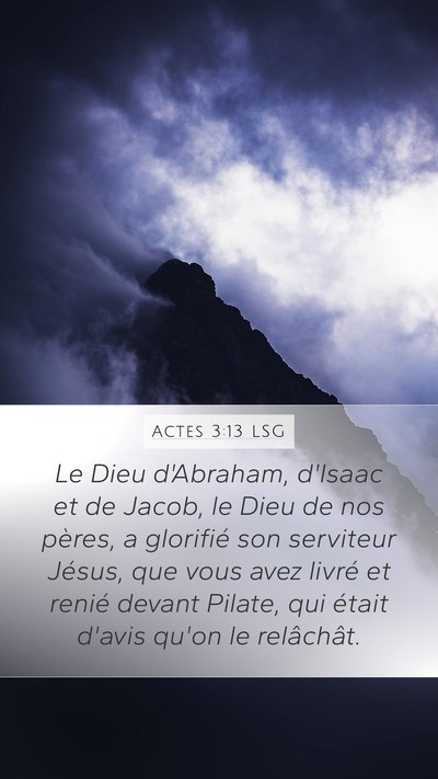 Actes 3:13 LSG Bible Verse Image