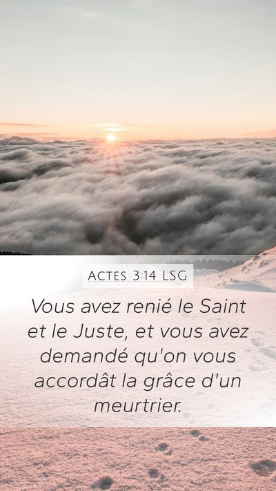 Actes 3:14 LSG Bible Verse Image