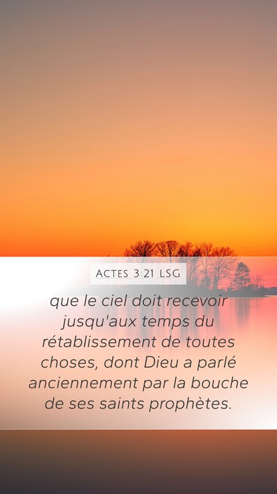 Actes 3:21 LSG Bible Verse Image