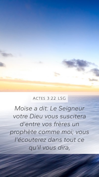 Actes 3:22 LSG Bible Verse Image