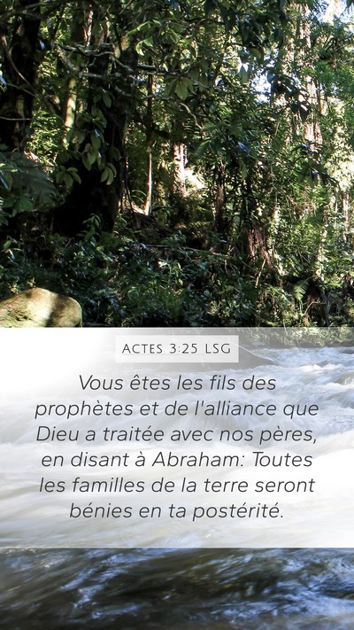 Actes 3:25 LSG Bible Verse Image