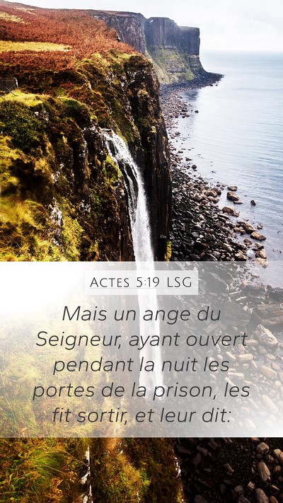 Actes 5:19 LSG Bible Verse Image