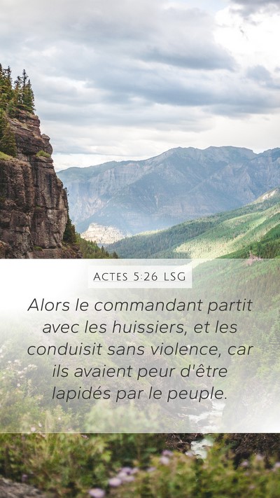 Actes 5:26 LSG Bible Verse Image
