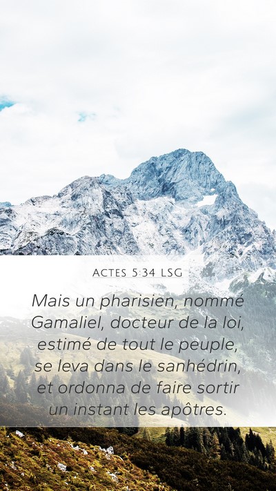 Actes 5:34 LSG Bible Verse Image