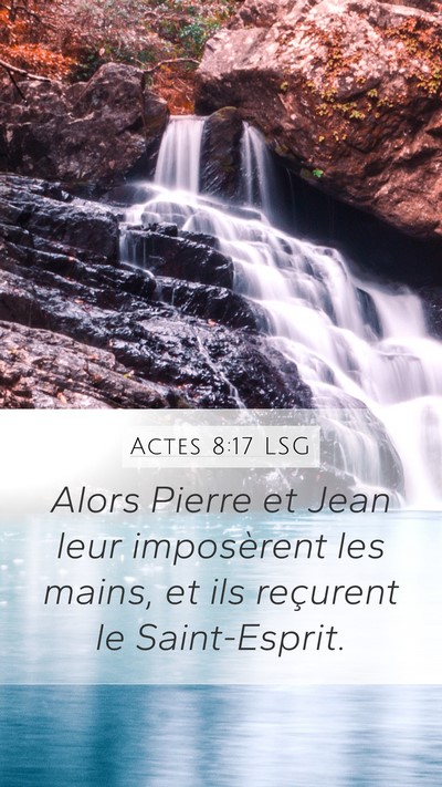 Actes 8:17 LSG Bible Verse Image