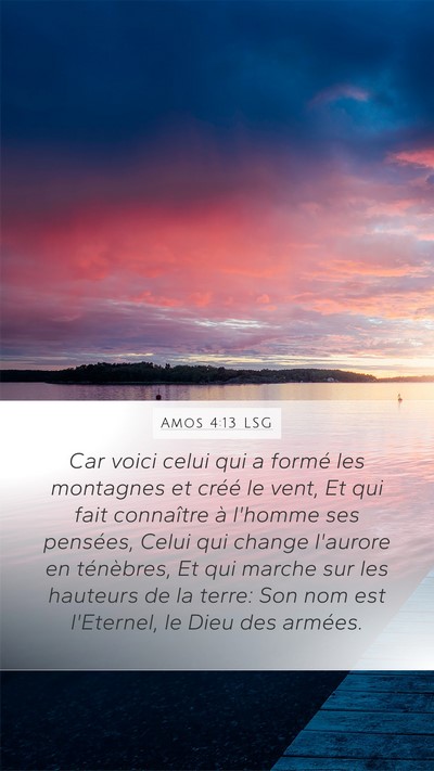 Amos 4:13 LSG Bible Verse Image