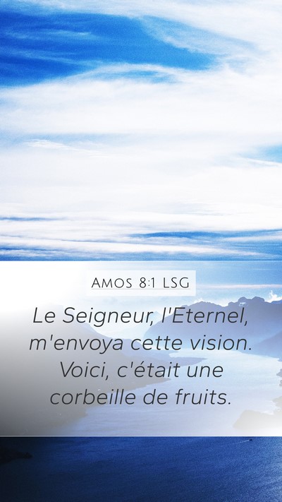 Amos 8:1 LSG Bible Verse Image