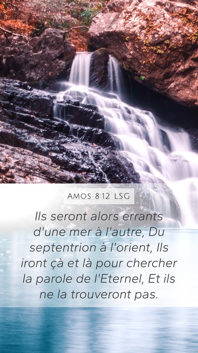 Amos 8:12 LSG Bible Verse Image